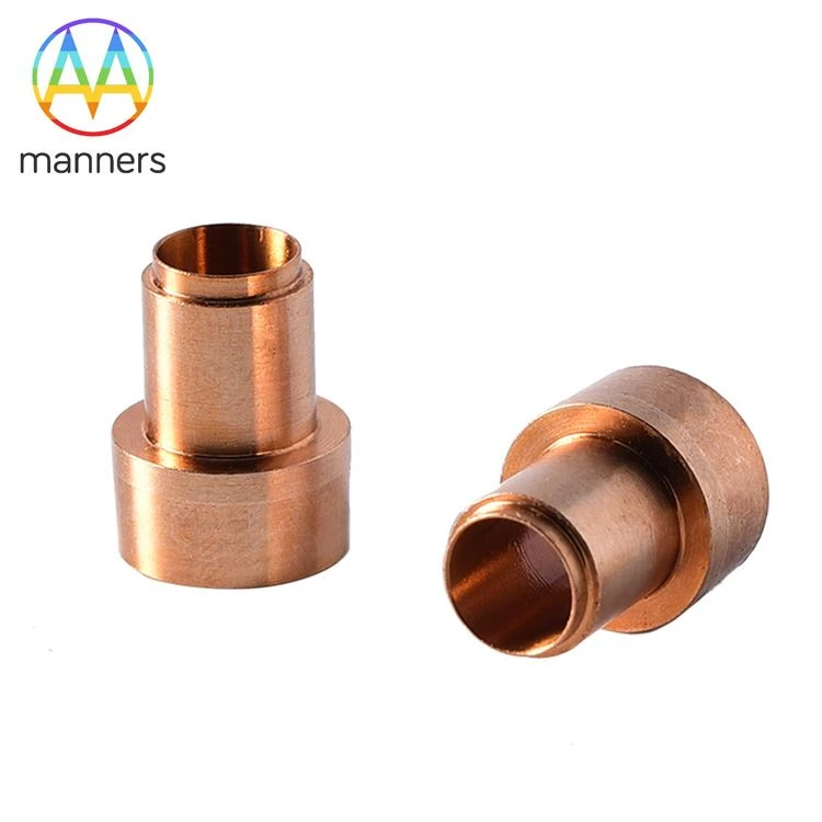 ลูกค้ารัสเซีย 3000 ชิ้น Custom Precision Copper CNC Milled และ Turned Parts O...