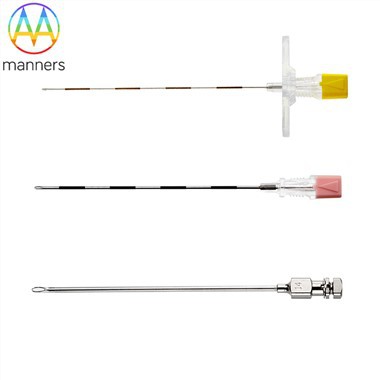 Tuohy แบบใช้แล้วทิ้ง 18G * 90mm Epidural Needles