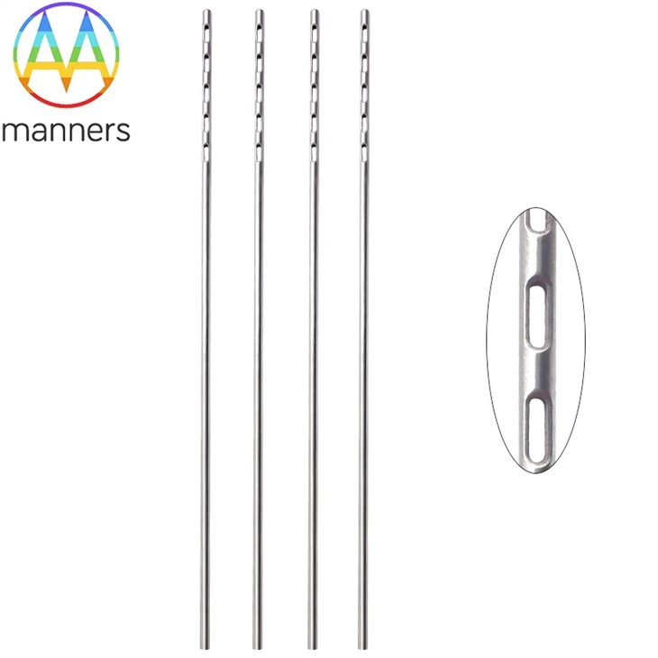 Stainless Steel Luer Lock Tube With Side Hole